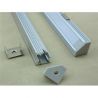 A1919 2mt aluminum profile for 19x19 mm LED strips with opal cover for strips up to 12 mm