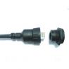 GTC GT125320-02-03 Connector RJ45 Plastic C3 Shielded Cable end Plug Screw with 3mt. cable