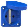 PCE 105-0bc Safety socket blue 50x50